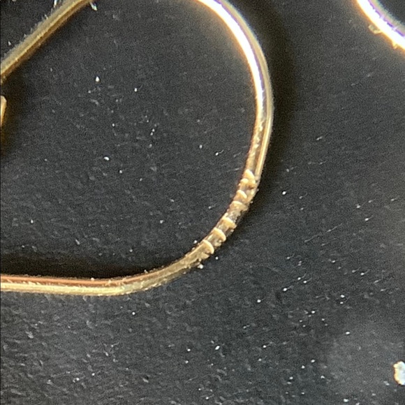 14K JJT Yellow gold drop earrings, pre-owned - Picture 6 of 6